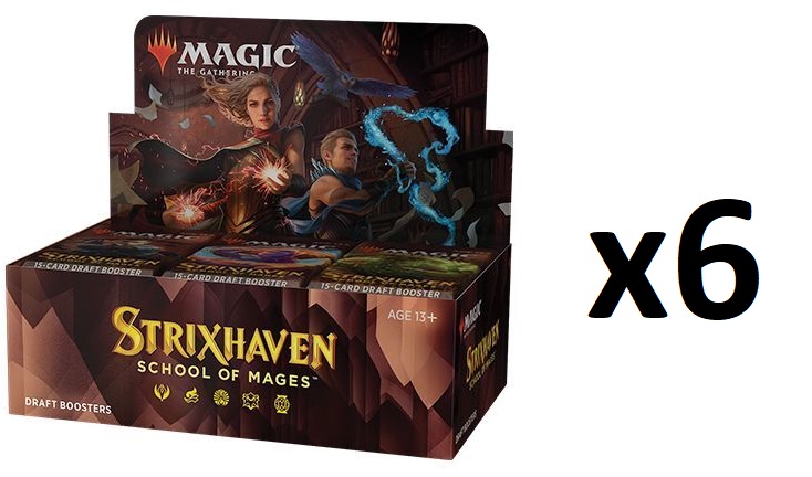 MTG Strixhaven: School of Mages DRAFT Booster Box CASE (6 Boxes)